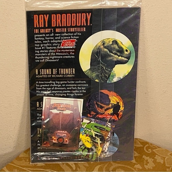 Ray Bradbury Comics #1 All Dinosaur Issue Sealed With Cards 1993 Topps Comics - Picture 5 of 10